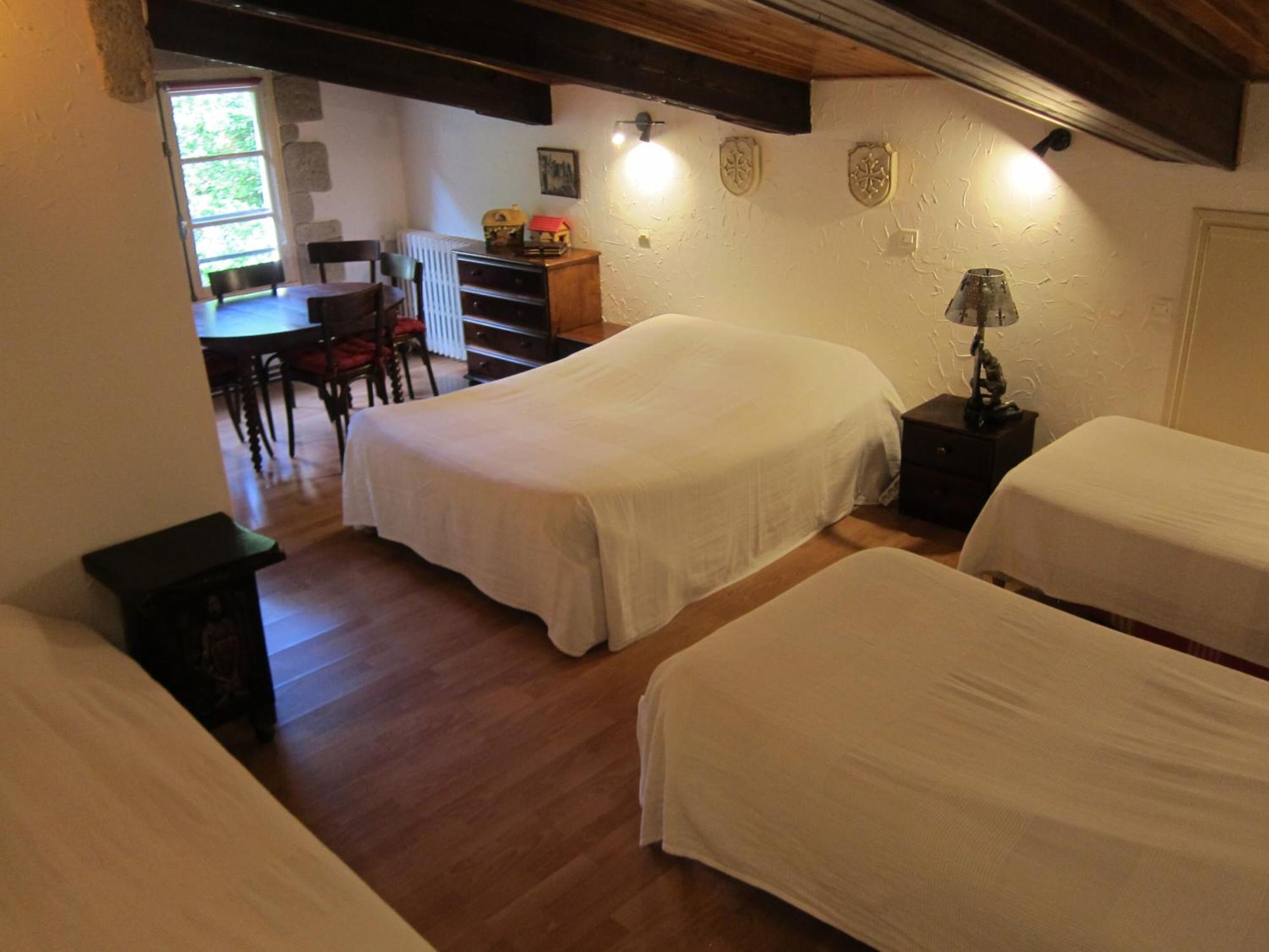 Auberge Des Deux Rivieres Seix Kamer foto